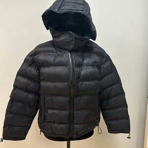 Zara Black Puffer Jacket, Size M